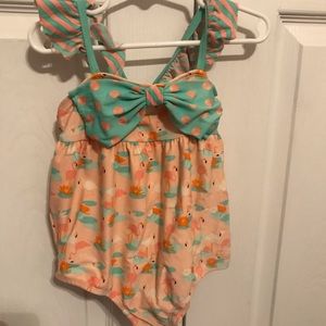 Matilda Jane Flamingo Bubble Swim Suit Set